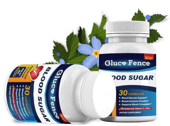 GlucoFence Supplement Bottles